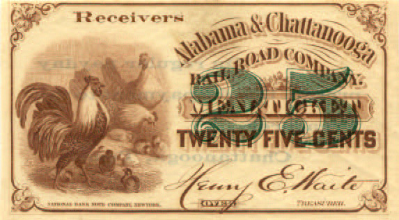 $0.25 G-1366 AL & Chatt scrip